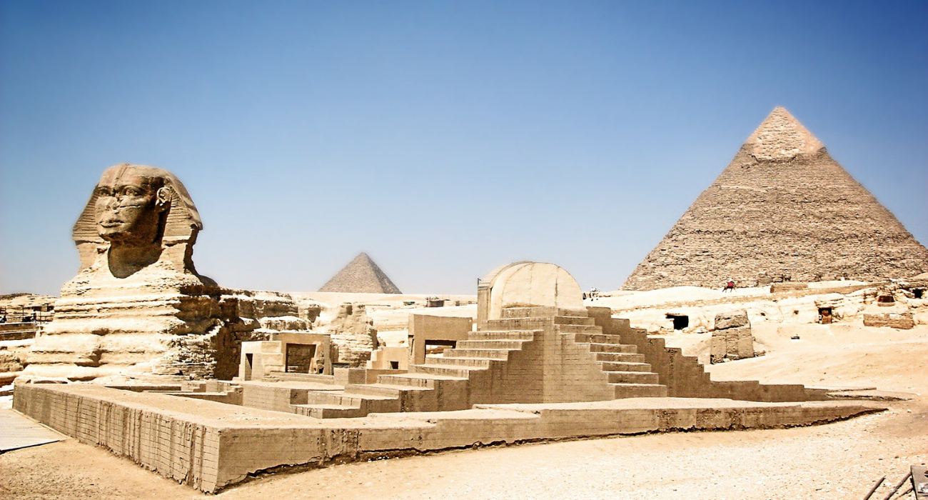 Prior To Being Separated, The Great Pyramids Looked Like This