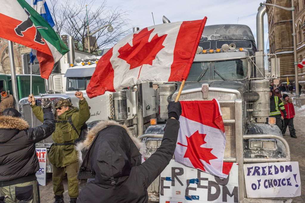 How Americans are involved in Canada's trucker protests