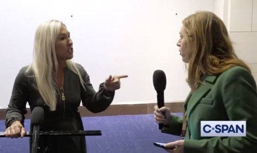 Marjorie Taylor Greene hits out at British Sky News journalist over Signalgate: ‘We don’t give a crap about your opinion’
