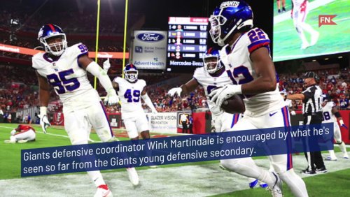 Giants DC Wink Martindale on the Defensive Secondary