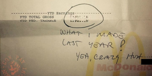 This paycheck for a McDonald's employee will probably enrage you