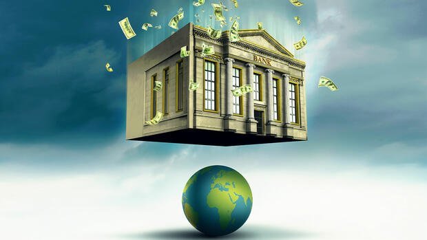 Das Bankensystem im freien Fall