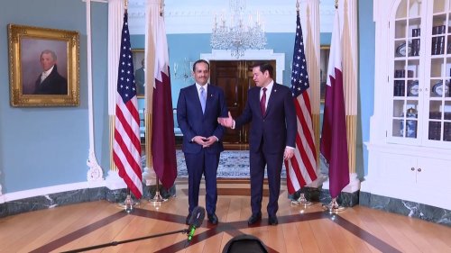 US: US Secretary of State Rubio, Qatari Foreign Minister al-Thani meet in Washington