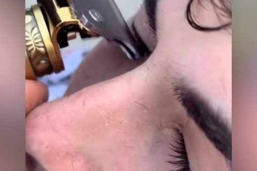 Why are men asking their barbers to shave their eyelashes off? 