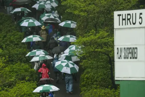 The Masters: Heavy Rain Suspends Play for Second Straight Day