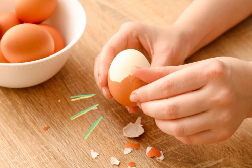 The Secret to Peeling Hard Boiled Eggs