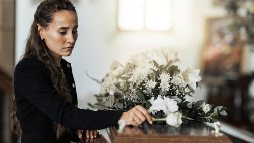 At Her Husband’s Funeral, Woman Leans In To Say Goodbye And Sees He’s Blinking