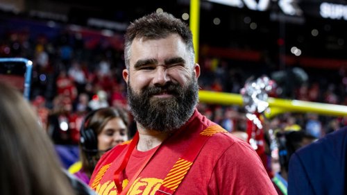 Did Jason Kelce include several Taylor Swift references in retirement speech?