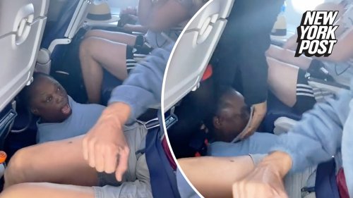 Passenger spits on people while being dragged off Southwest flight that makes emergency landing