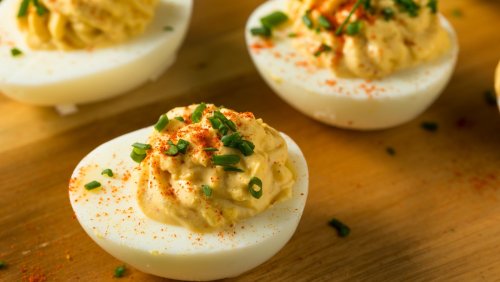The Luxurious Ingredient To Take Your Deviled Eggs To The Next Level 