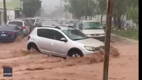 Multiple People Reported Dead and Cars Swept Away as Severe Flooding Hits Northern Sonora