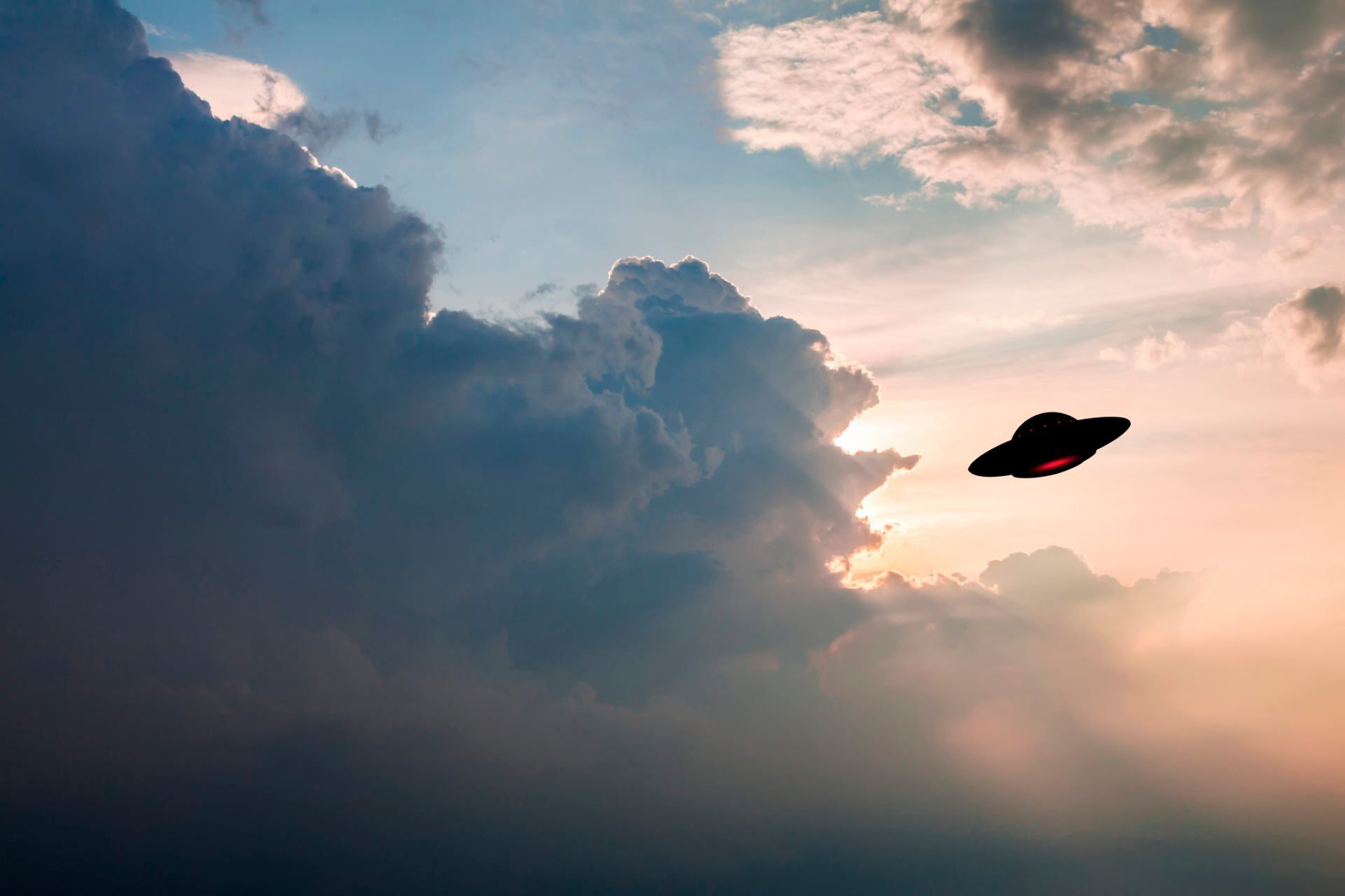 NBC NIGHTLY NEWS ACCIDENTALLY CAPTURES WHITE ‘UFO’ BURSTING THROUGH CLOUDS