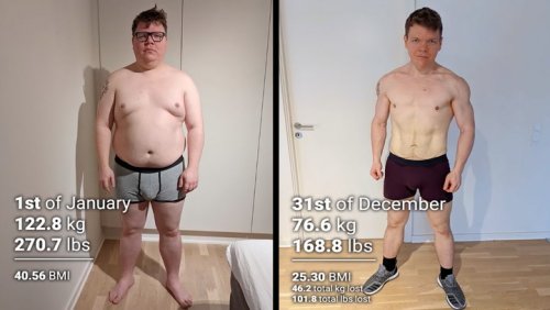 Man Documents Health Journey With 365 Days Of Pictures