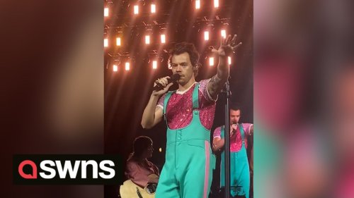 Harry Styles forced to pause Bogota concert and asks crowd to move back after eight fans faint