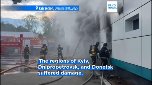 Russia launches largest attack on Ukraine with over 270 drones overnight into Sunday