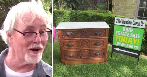 Man Finds a Secret Drawer in $100 125-Year-Old Dresser