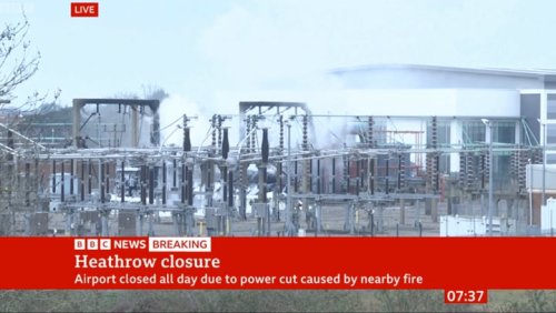 Ed Miliband says catastrophic fire impacting Heathrow Airport is unprecedented