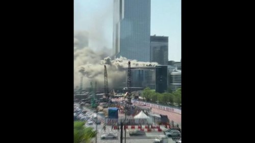 Seoul: Fire Breaks Out At COEX Exhibition Center
