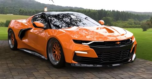 This Mid-Engine Chevy Camaro Wears It Better Than The C8 Corvette