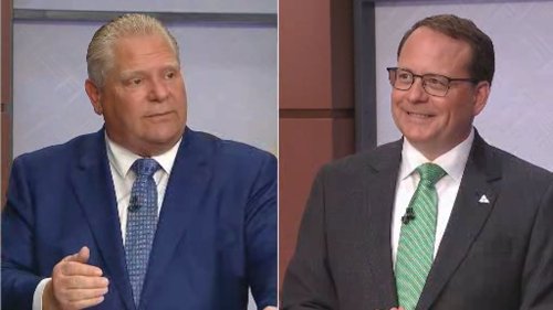 Ontario election: Ford talks working with Green's Schreiner, proven ability to work with others