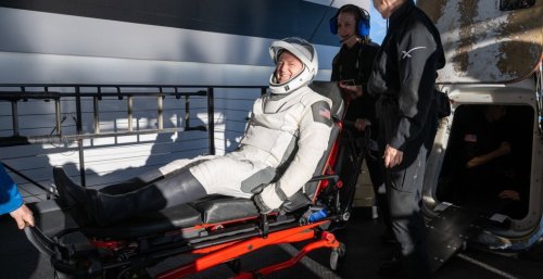 Why stranded NASA astronauts were carried away in stretchers after returning