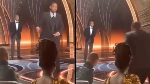 New Unseen Angle Shows Jada's Reaction To Will Smith Slapping Chris Rock