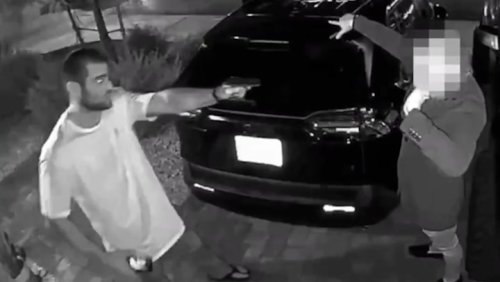 Watch: UFC fighter Sean Strickland holds trespasser at gunpoint after discovering him hiding on property