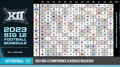 UCF Football: 2023 Big 12 Conference Schedule Released | Flipboard