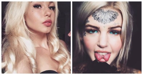 Woman shares shocking images after spending thousands on body modifications 