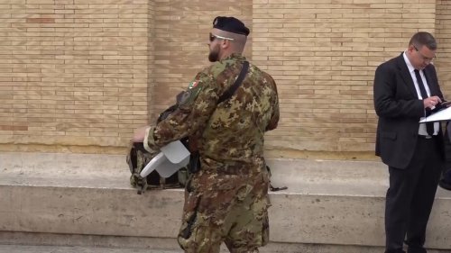 Vatican City: ‘Drone-killing’ soldiers patrol Vatican City ahead of Pope’s funeral