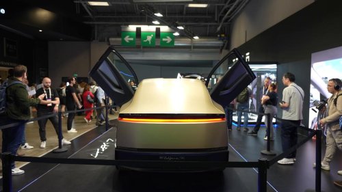 France: Tesla unveils autonomous Cybercab at VivaTech 2025 in Paris