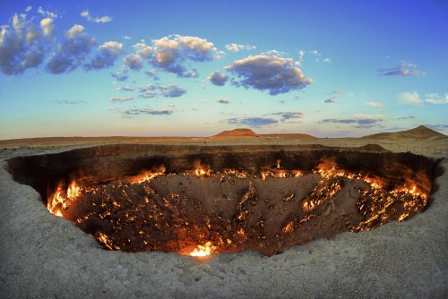 Turkmenistan's leader wants 'Gates of Hell' fire put out