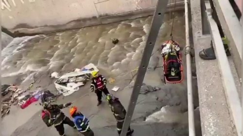 Chile: Dramatic River Rescue As Firefighters Pull Victim From Mapocho Waters