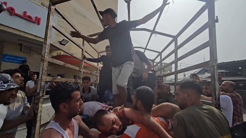 Israeli airstrike hits Gaza food warehouse, killing several Palestinians