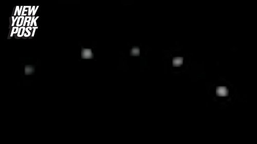 Mass UFO sighting over California military base, new footage