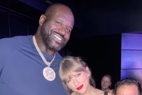 Shaq gives $4.5K gift to Swift, Travis sings Taylor's song, & more celeb news