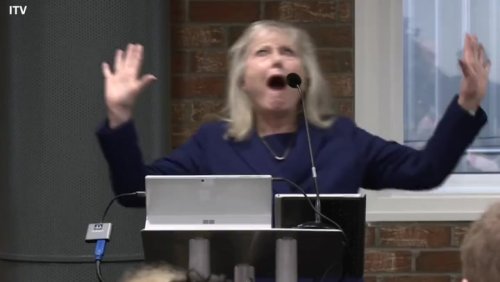 Tory mayor candidate accidentally says she will be London’s first female Labour mayor in gaffe