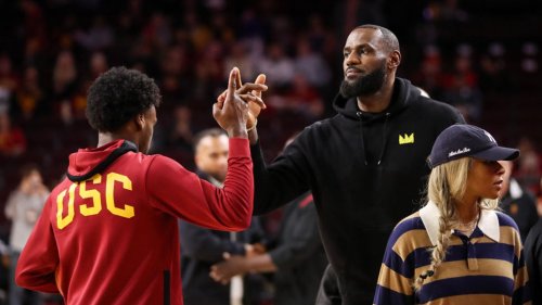 LeBron James begs everyone to stop speculating Bronny's NBA future