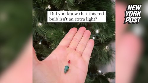 People are just finding out what the red Christmas light is for