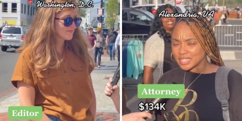 This TikToker Asks People On US City Streets For Their Salary & It's Eye-Opening