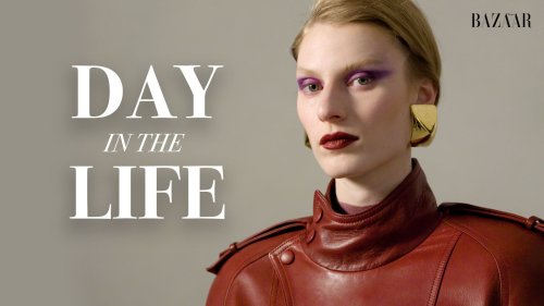Behind the Scenes of a Harper's Bazaar Cover Photo Shoot with Model Julia Nobis | Day in the Life