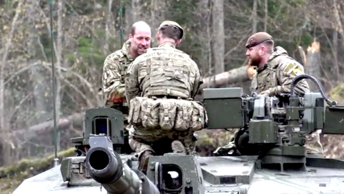 Prince William Visits British Troops Near Russian Border in a Clear Message to European Allies