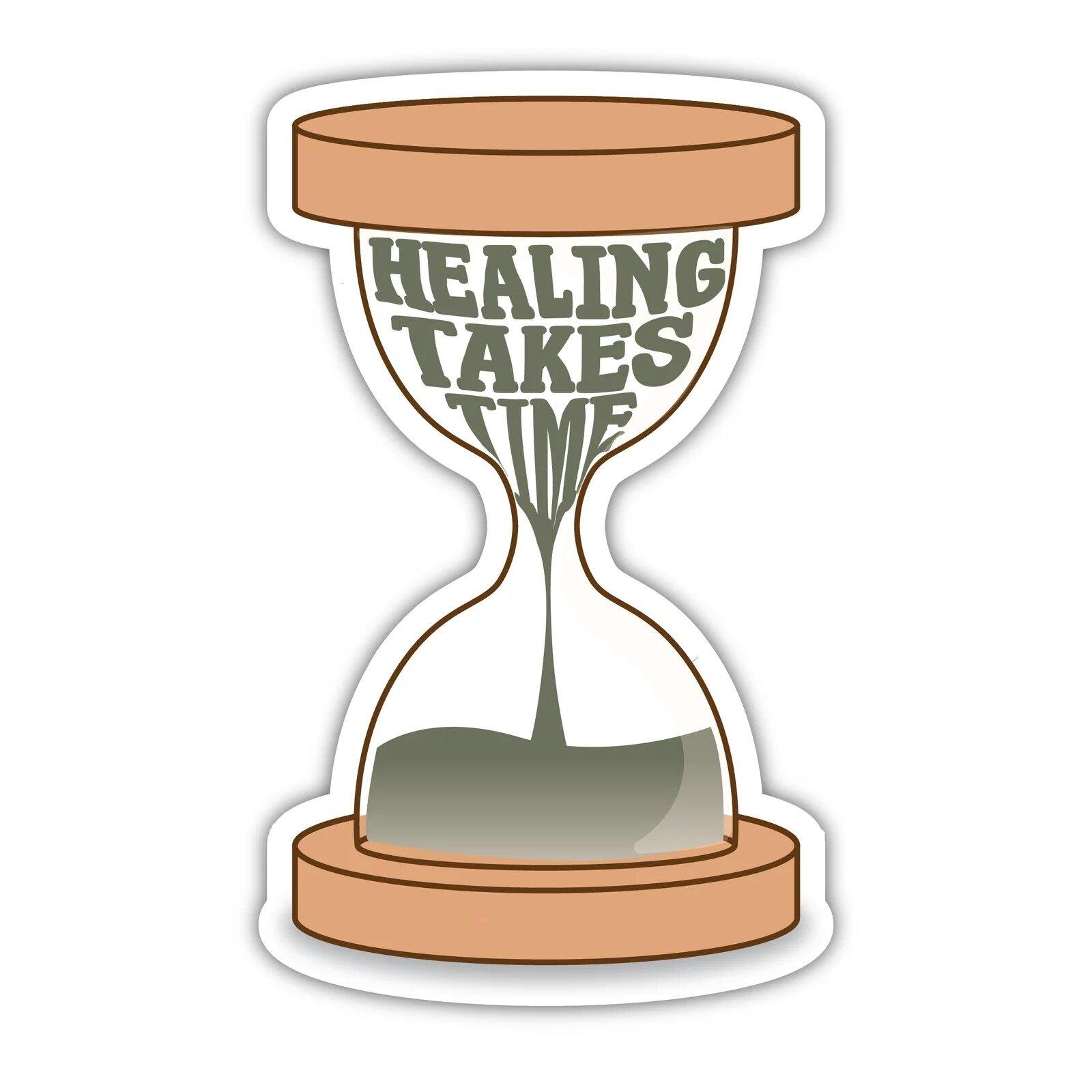HEALING TAKES TIME – STICKER
 cover image