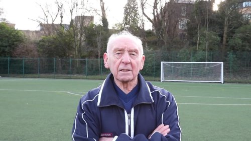 Britain's oldest referee has no plans to blow full-time on his hobby at the grand age of 89