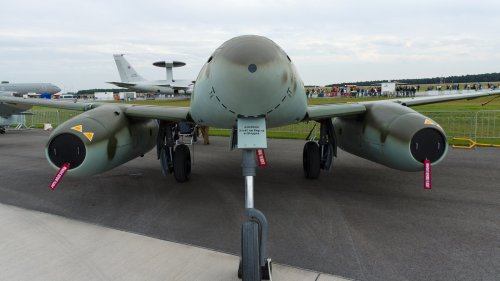 The Incredible Capabilities Of The World's First Combat Jet Fighter