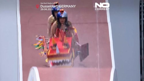 Daring duos and chaotic tandems storm Red Bull Sattelfest in Düsseldorf