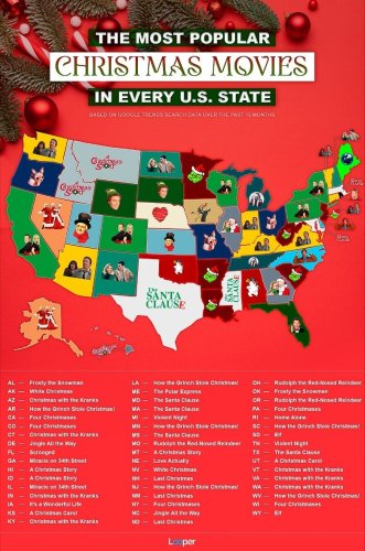 The Most Popular Christmas Movie In Every State