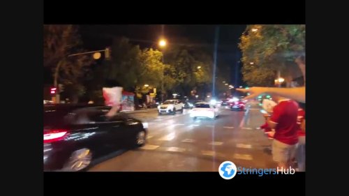 Spain: People Celebrate As Sevilla FC Wins 7th Europa League 3