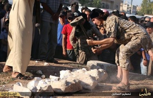 ISIS Destroys More Artifacts in Syria and Iraq (Published 2015)