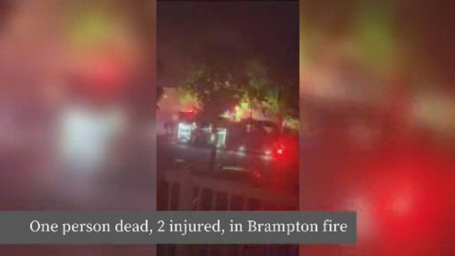 1 person dead, 2 injured in Brampton, Ont. fire